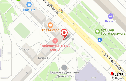 Типография Печатник на улице Республики на карте