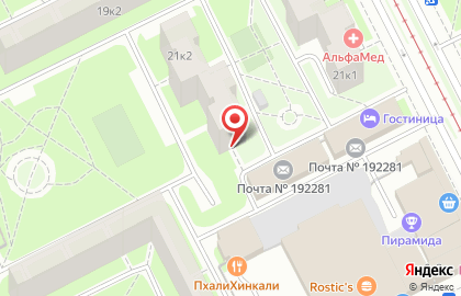 Участковый пункт полиции в Фрунзенском районе на карте