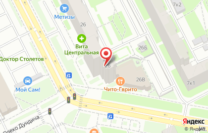 ЗАО Банкомат, МКБ Москомприватбанк на Малой Балканской улице на карте