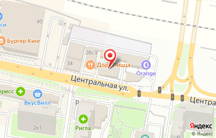 Имидж-студия Олимп красоты на Центральной улице в Балашихе на карте