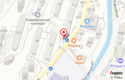Магазин Фермерский в Центральном районе на карте