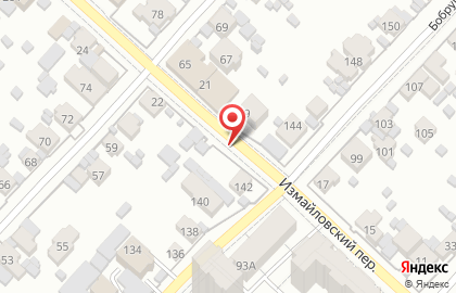 Продовольственный магазин в Измайловском переулке на карте