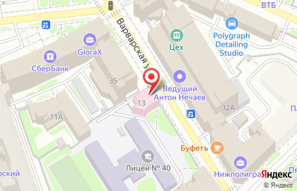 Банк Уралсиб на Варварской улице на карте