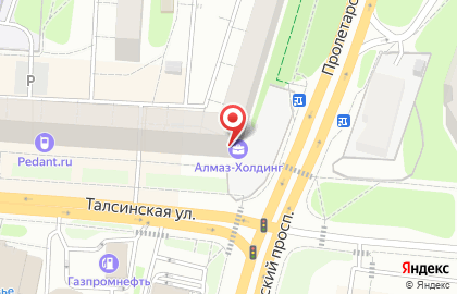 Ателье Светлана на Пролетарском проспекте на карте