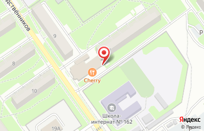 Кафе Cherry на улице Старых Производственников на карте