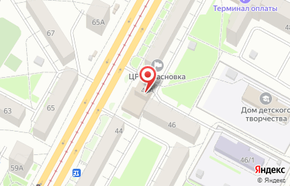 Сотовая компания МТС на проспекте Шахтёров на карте