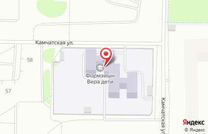 Детский сад №36 города Тюмени на Камчатской улице на карте