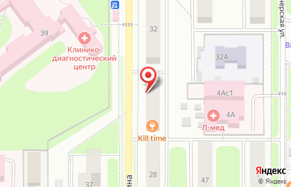 Магазин чая и кондитерских изделий Чайковский в Новомосковске на карте