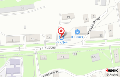 Мини-маркет Раз Два в Краснофлотском районе на карте