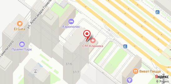 Центр репродуктивного здоровья СМ-Клиника на Ленинградском проспекте на карте
