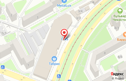 Торгово-сервисный центр Яблоко на проспекте Чекистов на карте