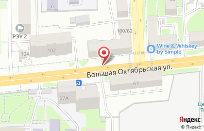 Академия на Большой Октябрьской улице на карте