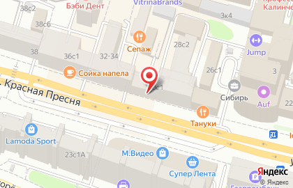 Медицинский центр Южный на улице Красная Пресня на карте