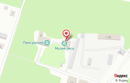 Музей леса на улице поселка Лесной на карте