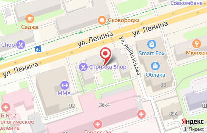 Веста в Дзержинском районе на карте
