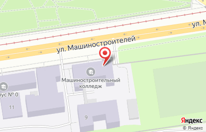 Академия бокса Кости Цзю на улице Машиностроителей на карте