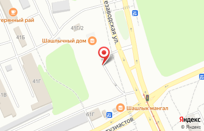 Киоск фастфудной продукции Шашлычный дом на улице Энтузиастов на карте