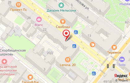 Ателье в Санкт-Петербурге на карте
