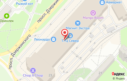 Суши-бар Якудза на проспекте Дзержинского на карте