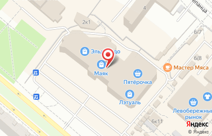 Мегафон, сеть салонов связи на проспекте Комарова на карте