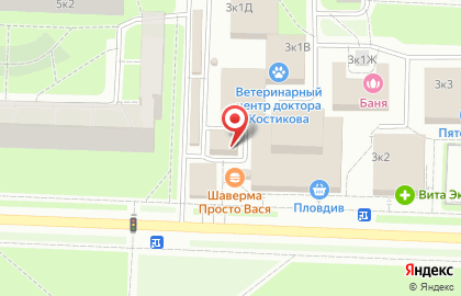 Магазин табачной продукции и напитков на Петергофском шоссе, 3г к1 на карте