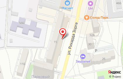 Банкомат СберБанк на улице Рихарда Зорге, 15 на карте