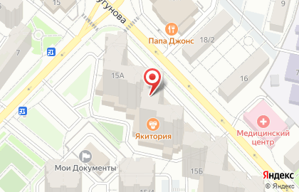 Магазин разливного пива Лит.Ра на улице Чугунова на карте
