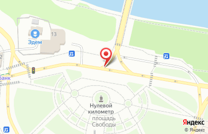 EХ на площади Свободы на карте