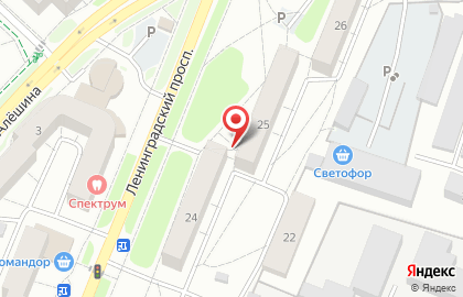 Салон красоты Элегия в Ангарске на карте