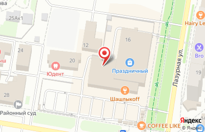 Торгово-развлекательный центр Праздничный на карте