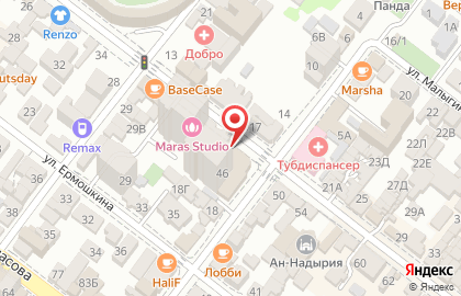 Ресторан Chalet в Советском районе на карте