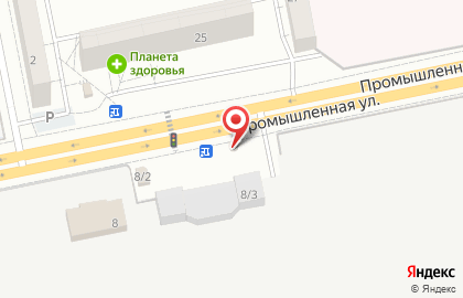 Магазин цветов и подарков на Промышленной улице на карте