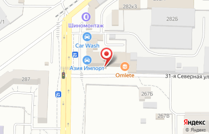 Автомагазин Европа в Омске на карте