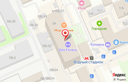 Ресторан быстрого обслуживания Макдоналдс на Кронштадтском бульваре на карте