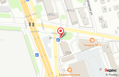 Продуктовый магазин на Московской улице на карте