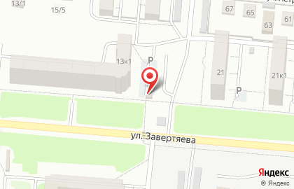 Продуктовый магазин в Омске на карте