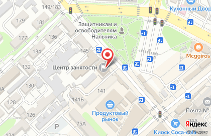 Центр труда занятости и социальной защиты на карте