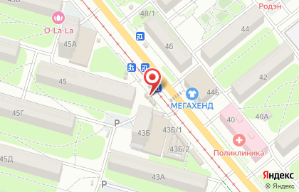 Торговая точка по продаже молочных продуктов Заря в Туле на карте