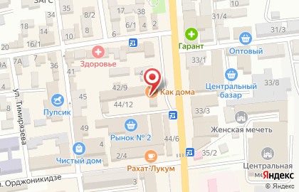 Участковый пункт полиции №2 в Буйнакске на карте