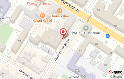 Городские электрические сети на Профсоюзной улице на карте