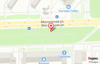 Сеть закусочных-бутербродных Данар на Московской улице, 130а на карте