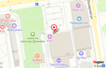 Студия маникюра в Москве на карте