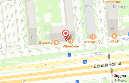 Магазин напитков Drinx на Боровском шоссе на карте