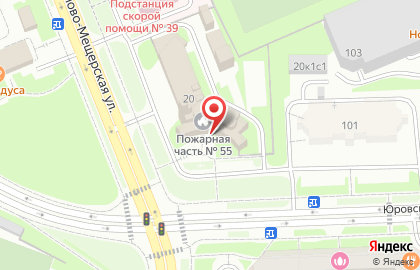 Пожарно-спасательная часть №55 на карте