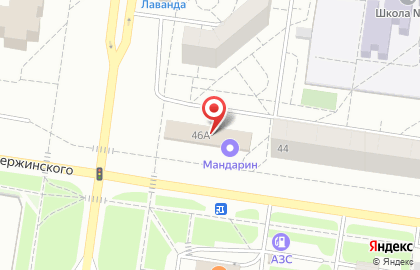 Пласт на улице Дзержинского на карте