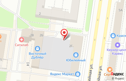 Гаражный кооператив Юбилейный №15 в Автозаводском районе на карте