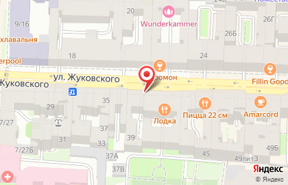 Салон красоты Redken Loft на улице Жуковского на карте