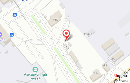 Автостоянка в Кургане на карте