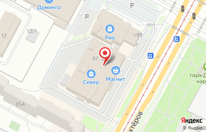 Супермаркет Магнит на проспекте Шахтёров на карте