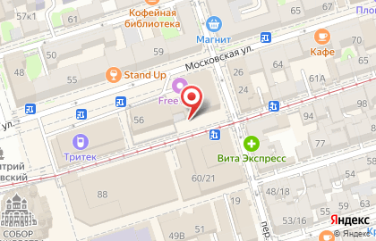 Японская экспресс-парикмахерская Чио Чио на Московской улице на карте